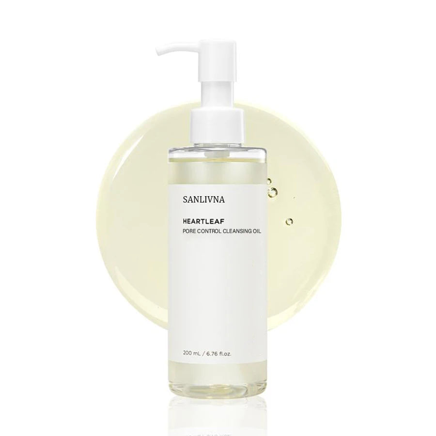 Huile Nettoyante Heartleaf – Double Nettoyage Doux & Démaquillant 200 ml