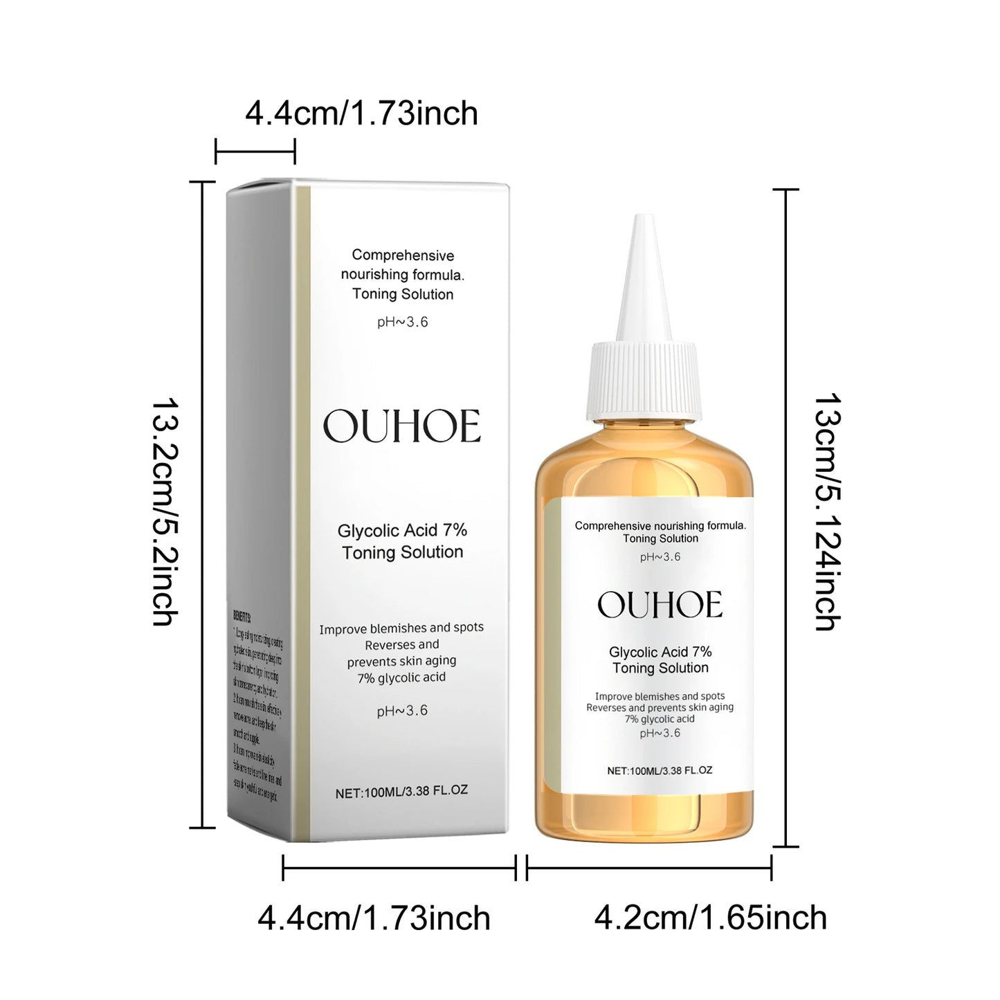 Tonique à l'Acide Glycolique 7% – Exfoliant, Hydratant & Éclat