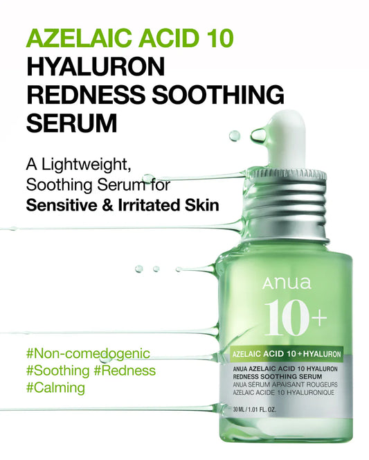 Sérum Apaisant Acide Azélaïque 10% & Acide Hyaluronique