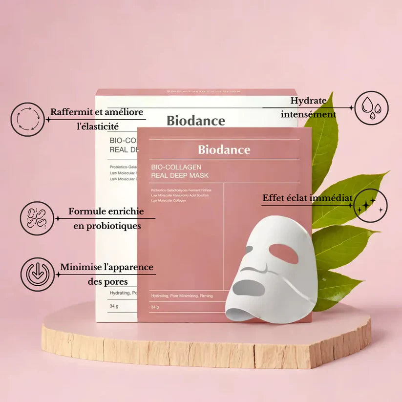 Biodance – Masque Raffermissant au Bio-Collagène (4 unités)