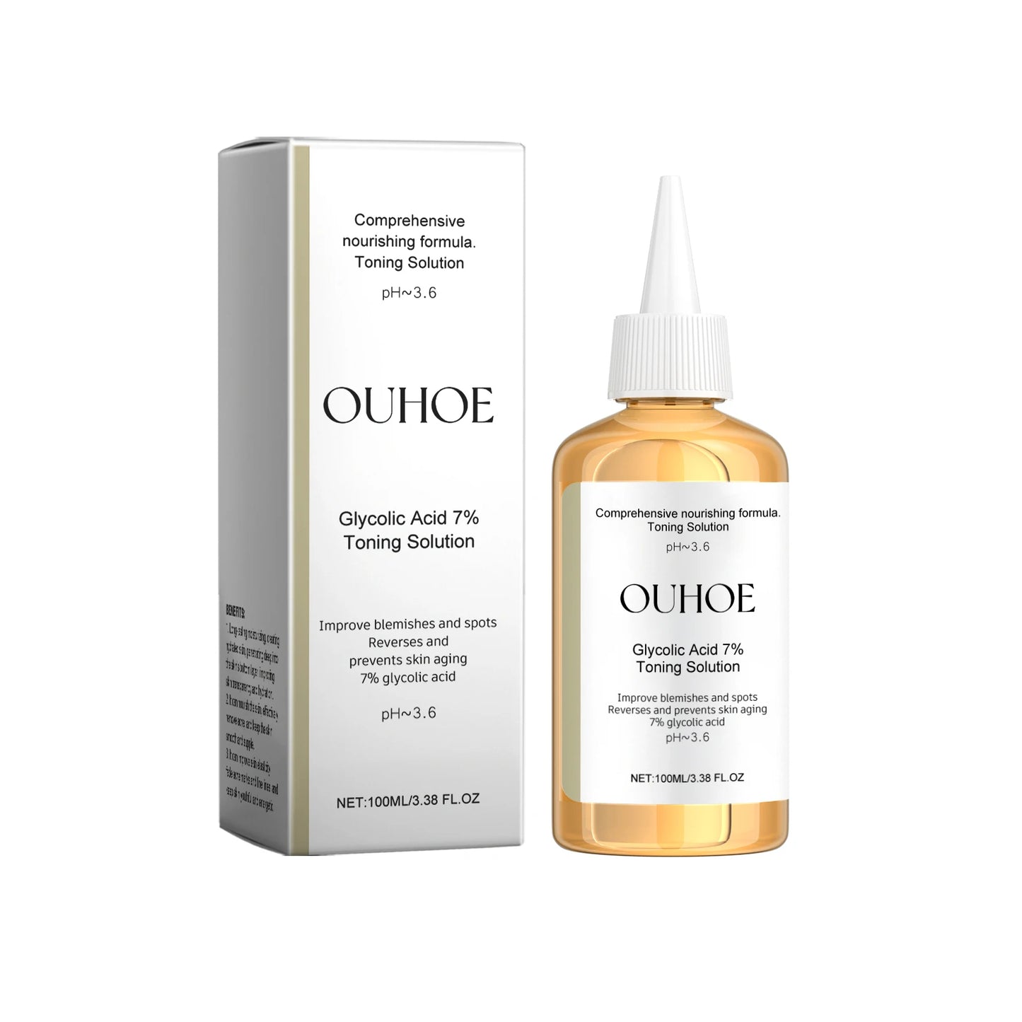Tonique à l'Acide Glycolique 7% – Exfoliant, Hydratant & Éclat