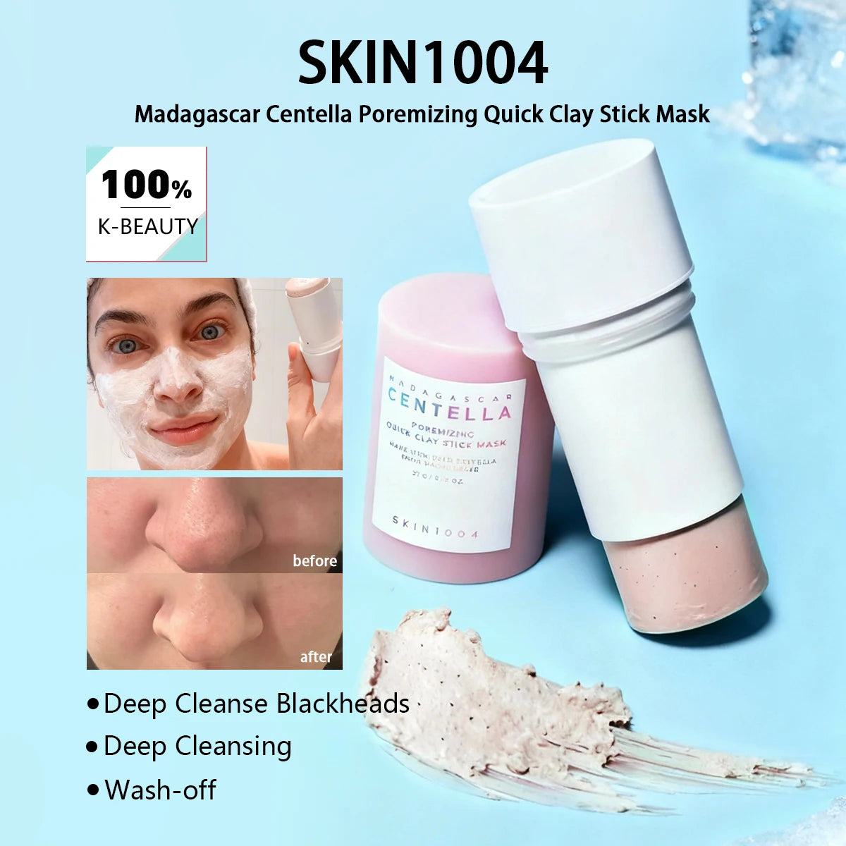 Masque Stick à l'Argile Purifiante – Pores & Sébum