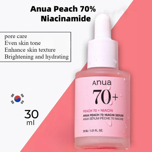 ANUA – Sérum Peach 70% Niacinamide Éclaircissant & Hydratant