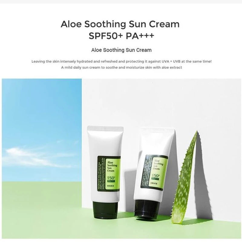 Crème Solaire à l'Aloe Vera SPF50+ PA++++