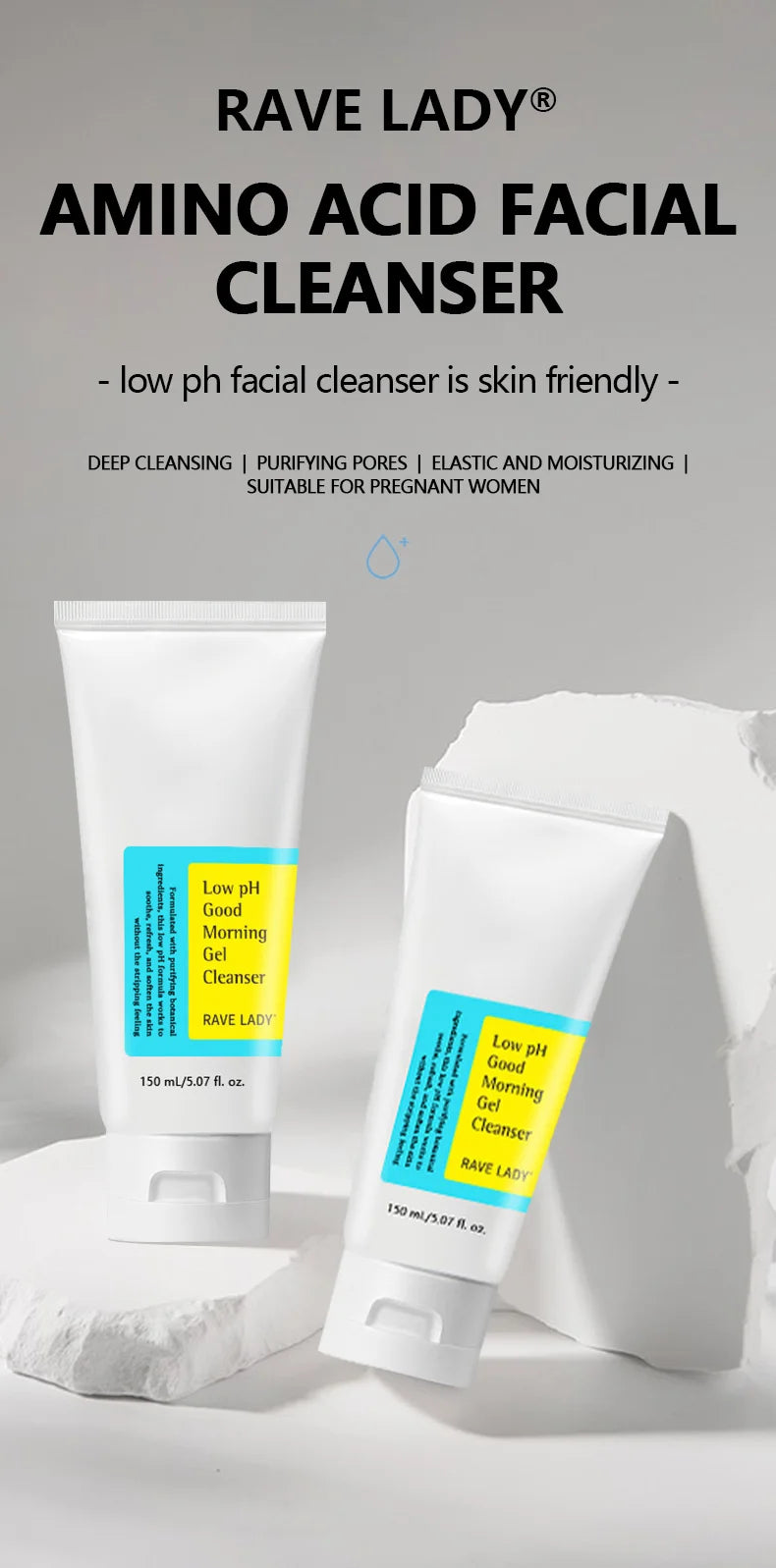 Nettoyant Visage Low pH Doux – Nettoyage Profond & Respectueux