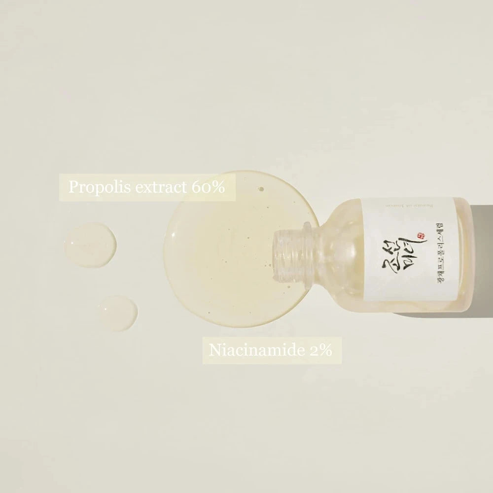 Sérum Visage Coréen – Thé Vert, Ginseng, Riz ou Propolis