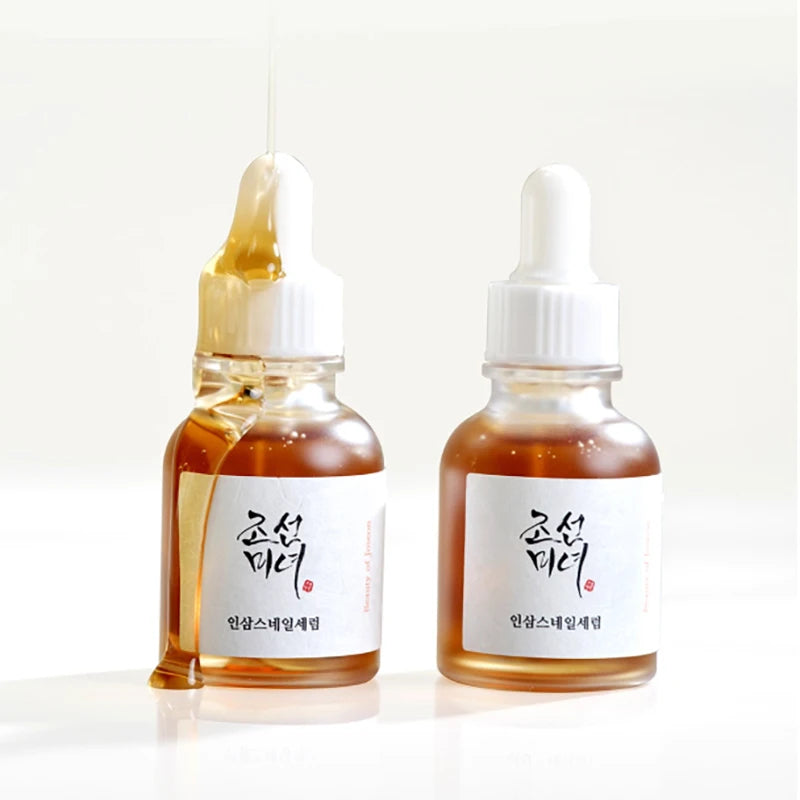 Sérum Visage Coréen – Thé Vert, Ginseng, Riz ou Propolis