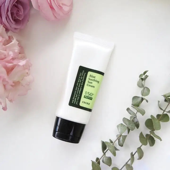 Crème Solaire à l'Aloe Vera SPF50+ PA++++