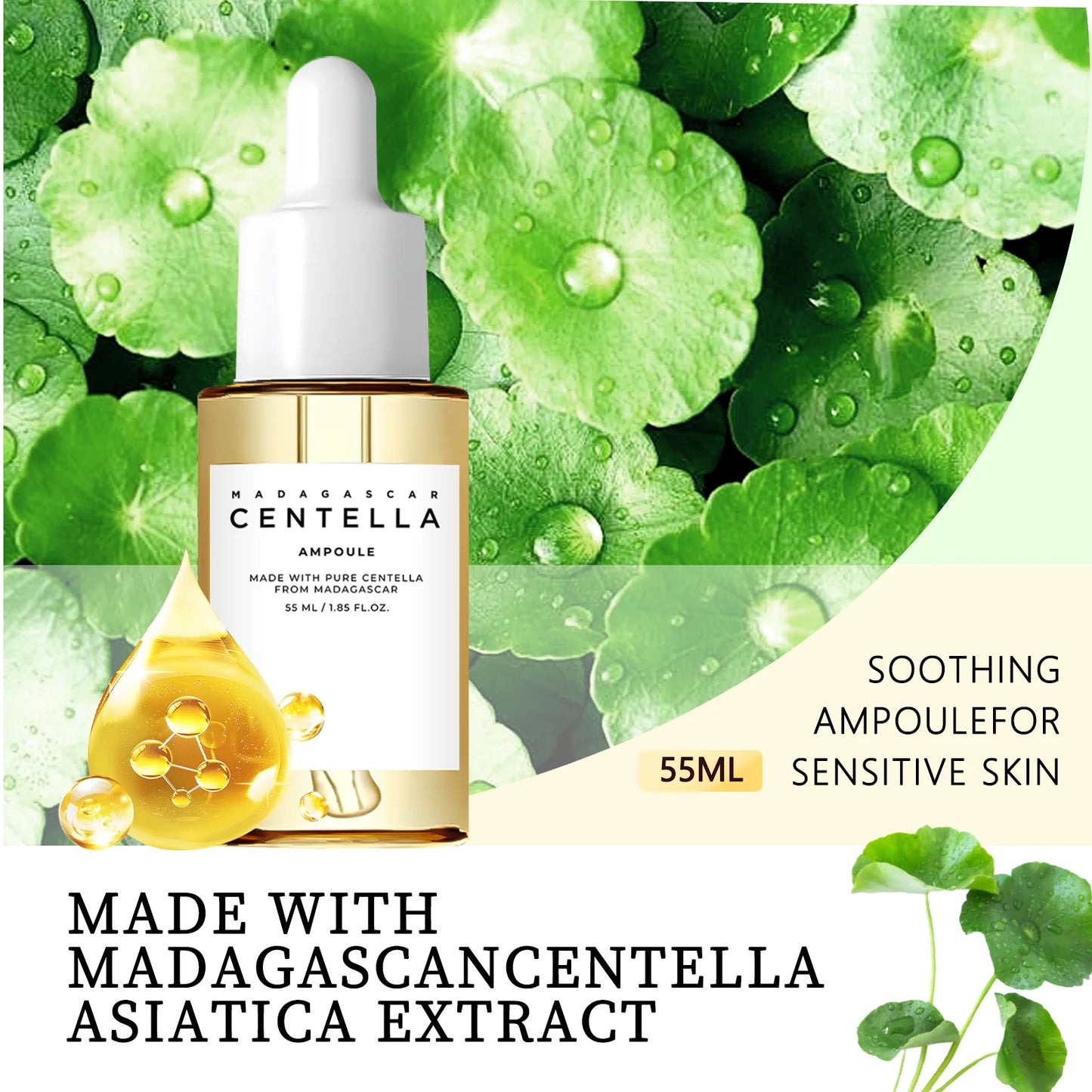 Sérum Centella Asiatica – Apaisant, Hydratant & Anti-Acné