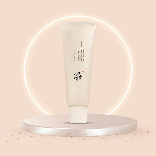 Crème Solaire Riz & Probiotiques SPF50+ PA++++ – Légère & Protectrice