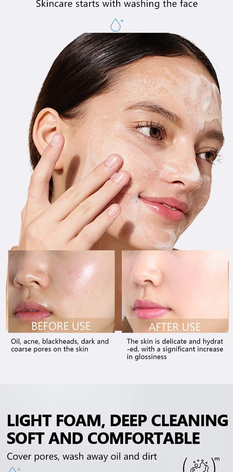 Nettoyant Visage Low pH Doux – Nettoyage Profond & Respectueux