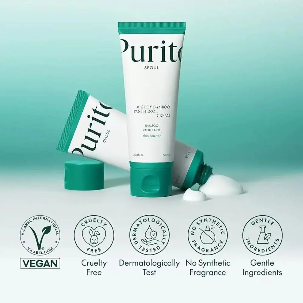 Purito – Crème Réparatrice au Panthénol de Bambou 10%