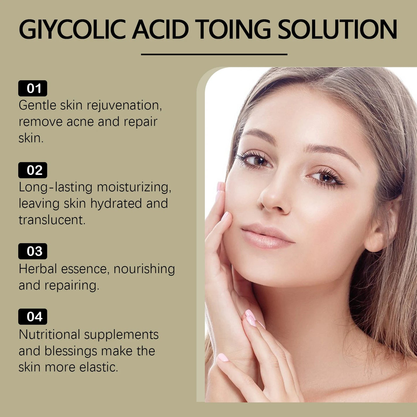Tonique à l'Acide Glycolique 7% – Exfoliant, Hydratant & Éclat