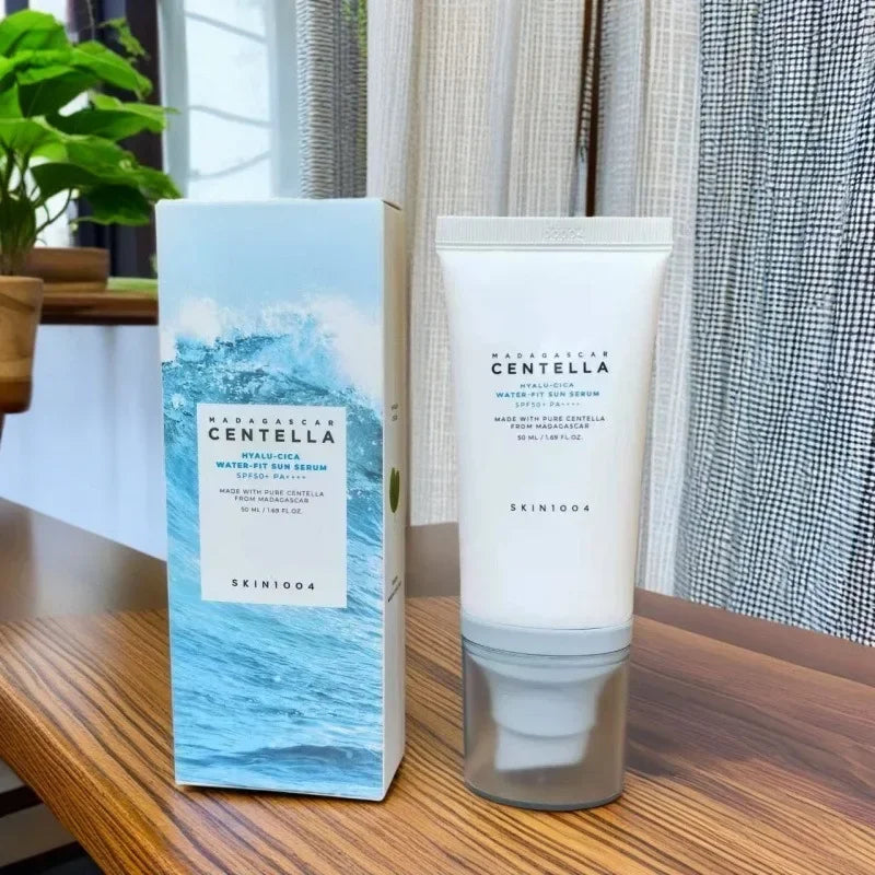Crème Solaire Centella & Acide Hyaluronique SPF50+ – 3 Formats