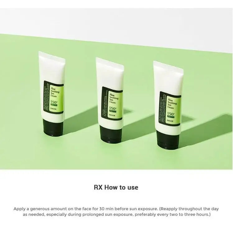 Crème Solaire à l'Aloe Vera SPF50+ PA++++