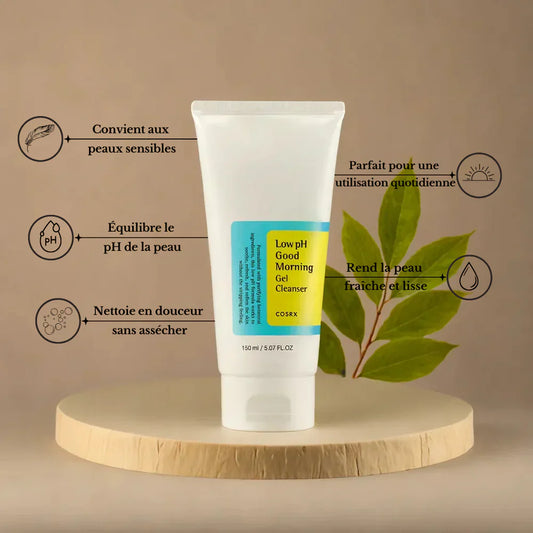 COSRX – Gel Nettoyant Low pH Bon Matin