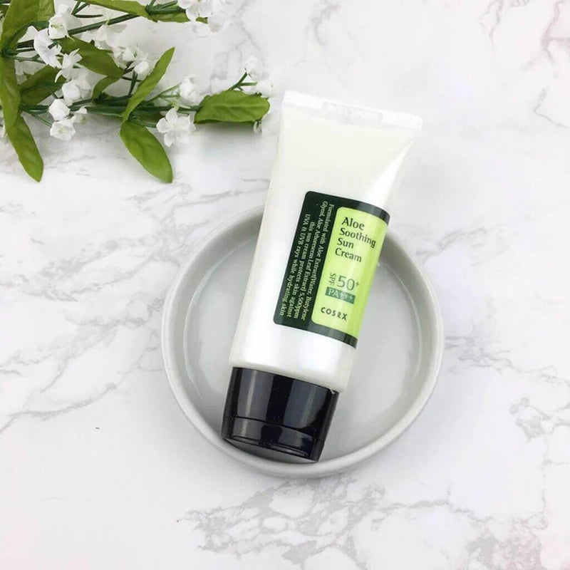 Crème Solaire à l'Aloe Vera SPF50+ PA++++