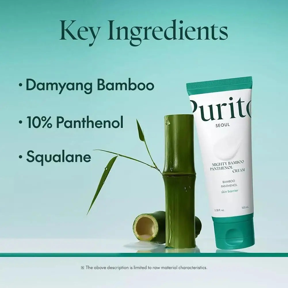 Purito – Crème Réparatrice au Panthénol de Bambou 10%