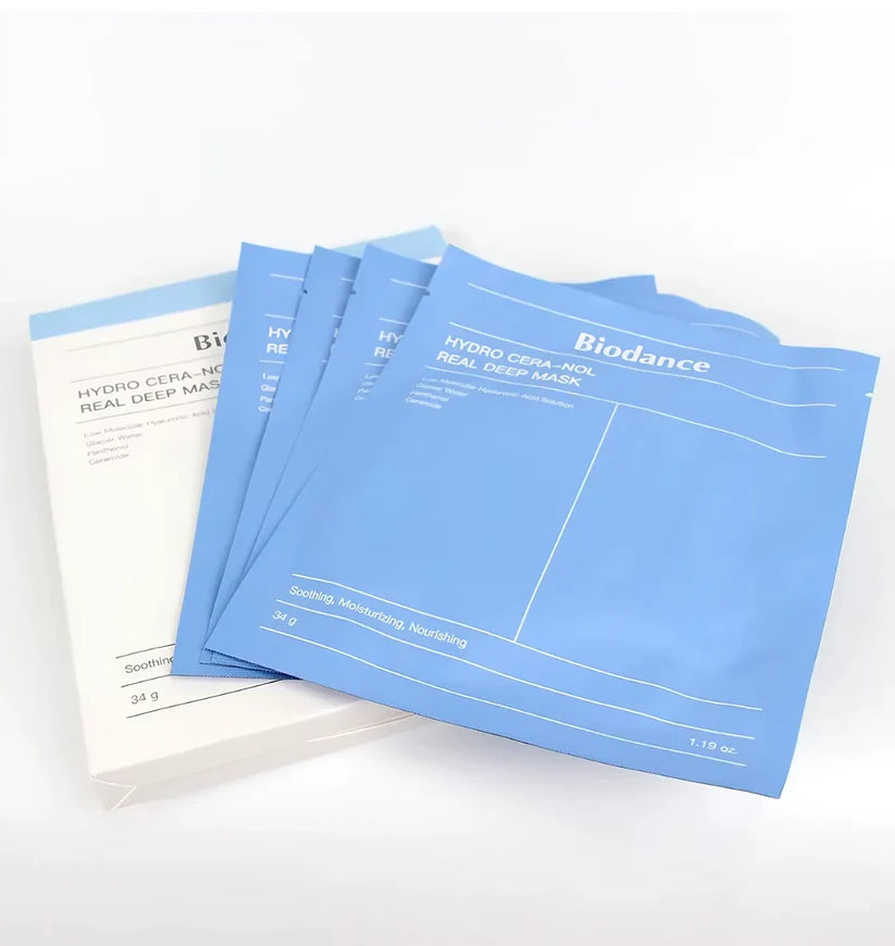 Biodance – Masque Hydrogel Bleu Hydro Cera-Nol (4 Masques)