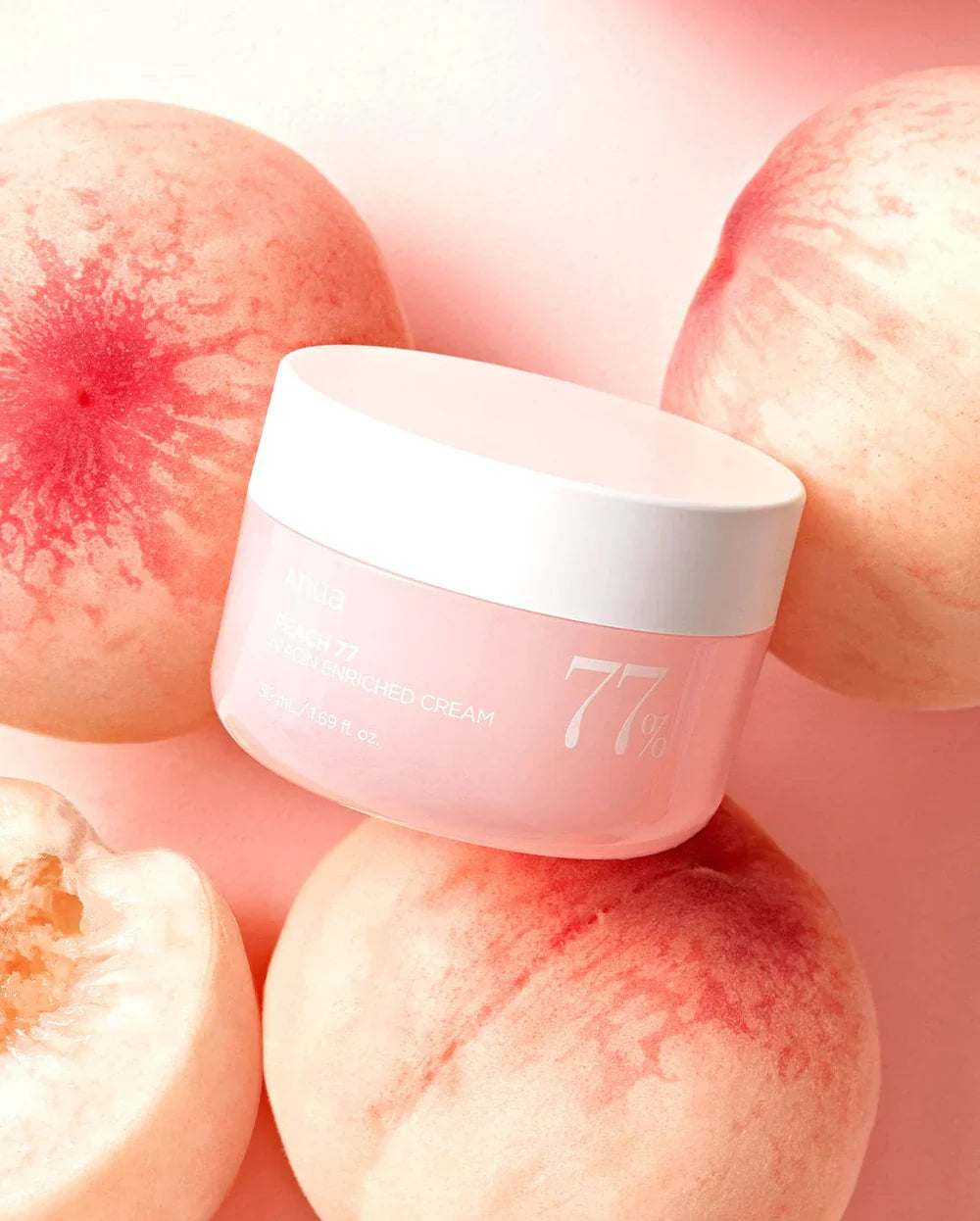 Crème Visage Niacinamide 77% – Extrait de Pêche