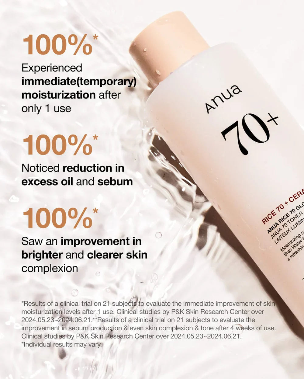 Toner Éclat Lait de Riz 70%