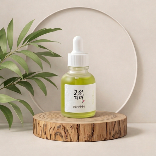 Sérum Visage Coréen – Thé Vert, Ginseng, Riz ou Propolis